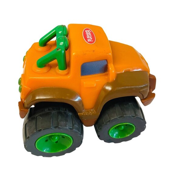 Playskool Monster Truck Toy Orange Green Wheels Durable Plastic for Kids 4x4 Veh - Picture 4 of 10